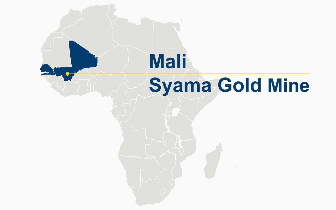 Mali Gold Mine Location